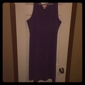 Dark purple maternity dress